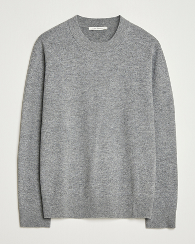 A Day's March Marlow Cashmere Blend Sweater Grey Melange – Gris