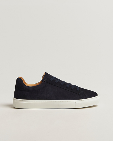 A Day's March Suede Marching Sneaker Navy – Bleu