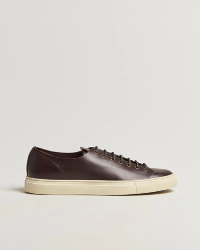Buttero Tanino Leather Sneaker Dark Brown – Marron