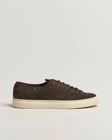 Buttero Tanino Suede Sneaker Dark Brown – Marron