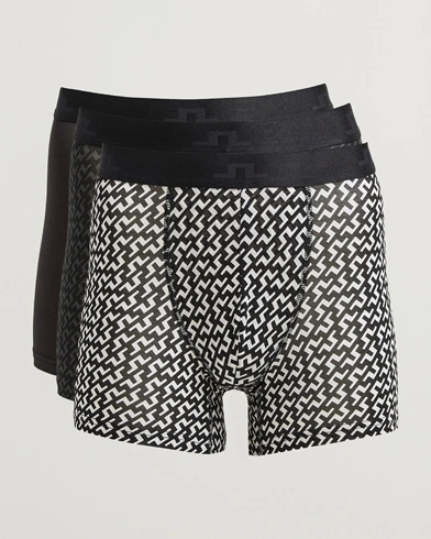 J.Lindeberg Bridge Lyocell Boxer Black Multi – Multicolore