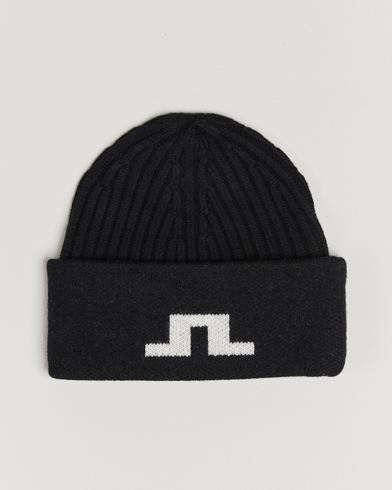 J.Lindeberg Arther Graphic Beanie Black – Noir