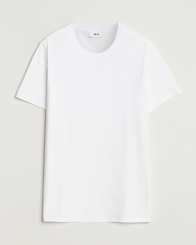 NN07 Percy Crew Neck T-Shirt White – Blanc
