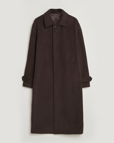 NN07 Gibson Wool Coat Demitasse Brown – Marron