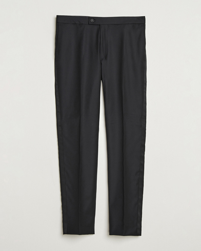 Morris Loro Piana Tuxedo Trousers Black – Noir