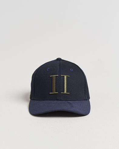 LES DEUX Baseball Cap Suede II Dark Navy Blue – Bleu