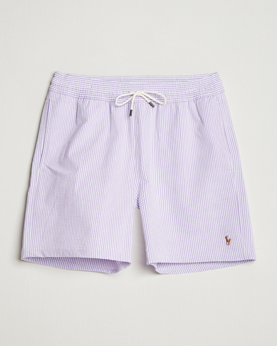 Polo Ralph Lauren Traveler Mid Trunk Seersucker Sky Levander – Violet