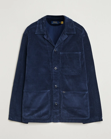 Polo Ralph Lauren Corduroy 10W Overshirt Newport Navy – Bleu