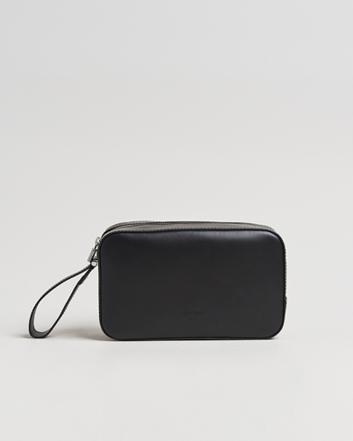 Tiger of Sweden Balnea Smooth Leather Washbag Black – Noir