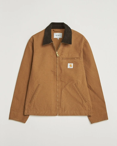 Carhartt WIP Detroit Jacket Dearborn Canvas Hamilton Brown – Marron