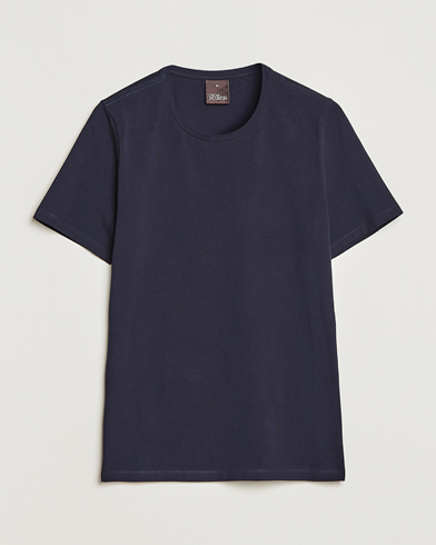Oscar Jacobson Kyran Cotton T-Shirt Navy – Bleu