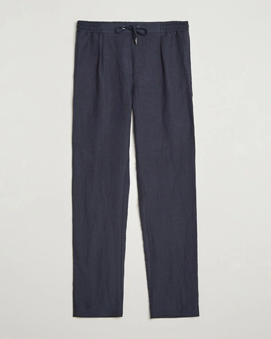 Ralph Lauren Purple Label Dorset Drawstring Trousers Chairman Navy – Bleu