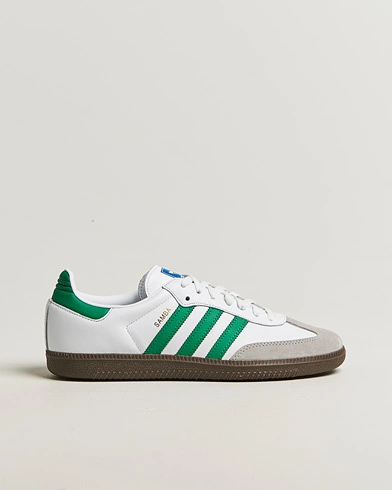 adidas Originals Samba OG Sneaker White/Green – Blanc