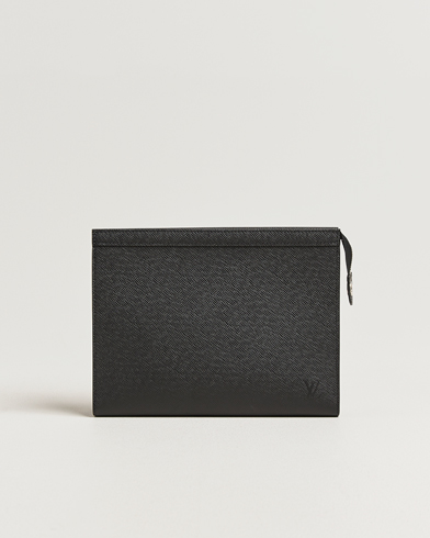 Louis Vuitton Pre-Owned Pochette Voyage Taiga MM Black – Noir