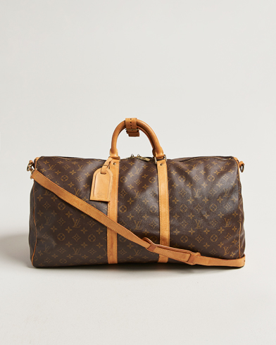 Louis Vuitton Pre-Owned Keepall Bandouliére 55 Monogram – Marron