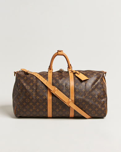 Louis Vuitton Pre-Owned Keepall Bandouliére 55 Monogram – Marron