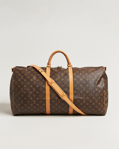 Louis Vuitton Pre-Owned Keepall Bandouilére 60 Monogram – Marron
