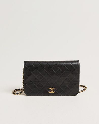 Chanel Pre-Owned Classic Single Flap Bag Lambskin Small Black – Noir