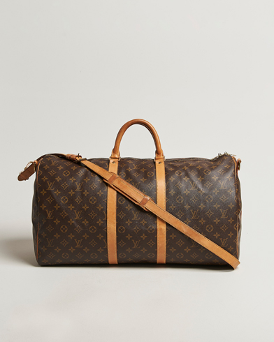 Louis Vuitton Pre-Owned Keepall Bandouliére 55 Monogram – Marron