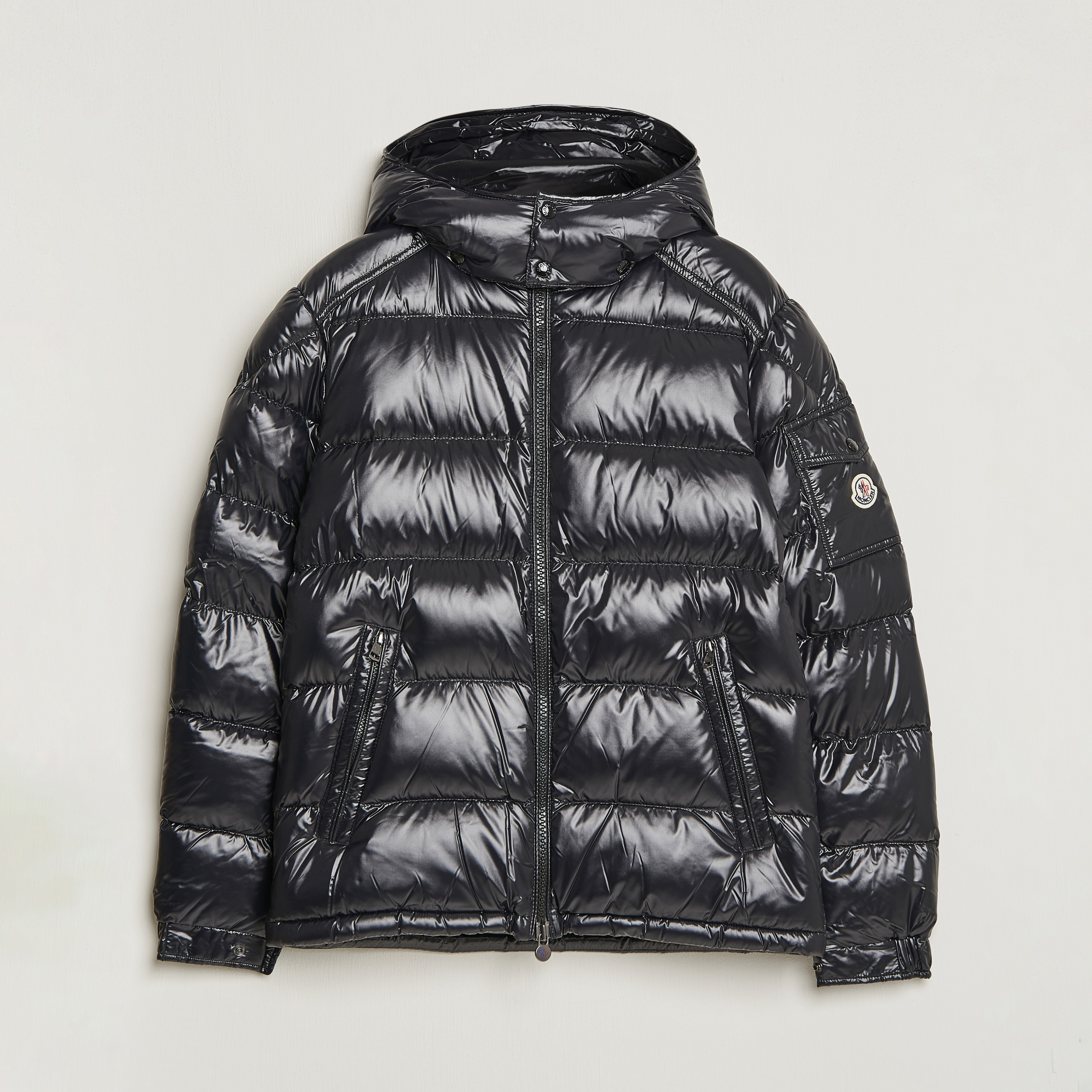 short black padded coat