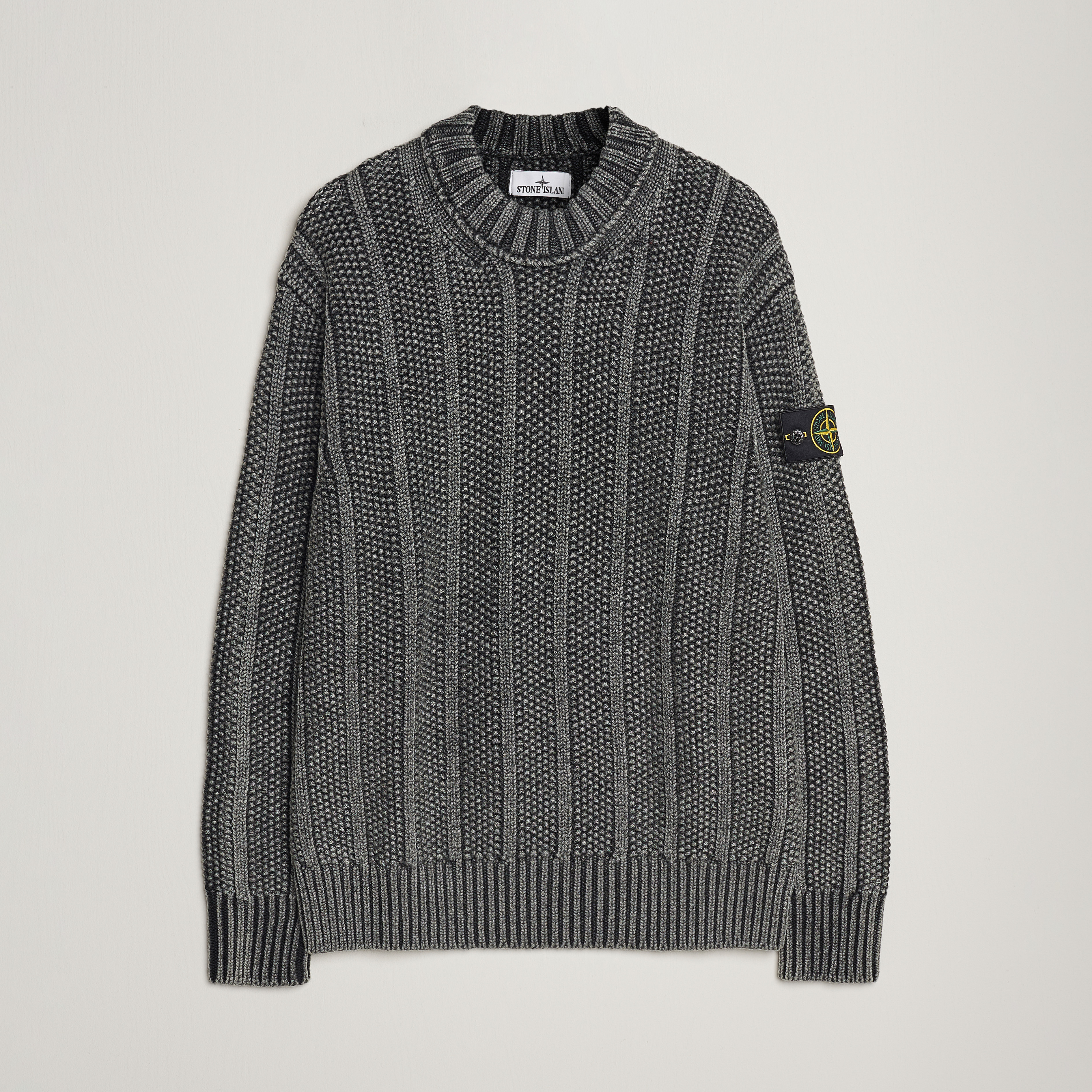 black stone island crew neck