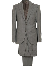  Capri Wool Shark Skin Suit Grey