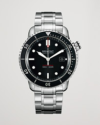  S500 Supermarine 43mm Steel Bracelet Black Dial