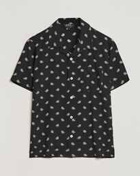  Lloyd Printed Paisley Resort Shirt Black