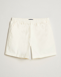  Woven Ripstop Drawstring Shorts Ecru