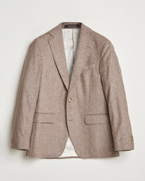  Fogerty Herringbone Wool Blazer Beige