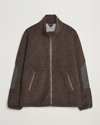  Wool Boa Fleece Jacket Brown