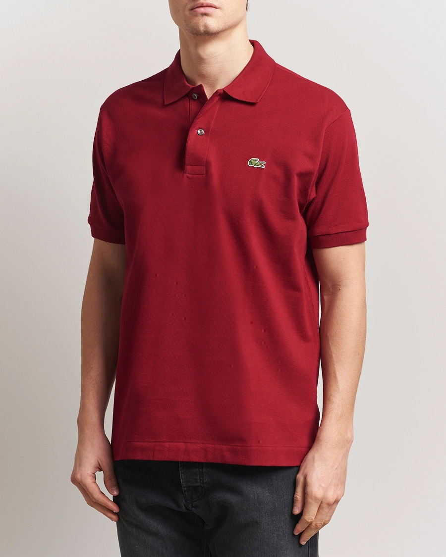 Homme | Polos | Lacoste | Original Polo Piké Bordeaux
