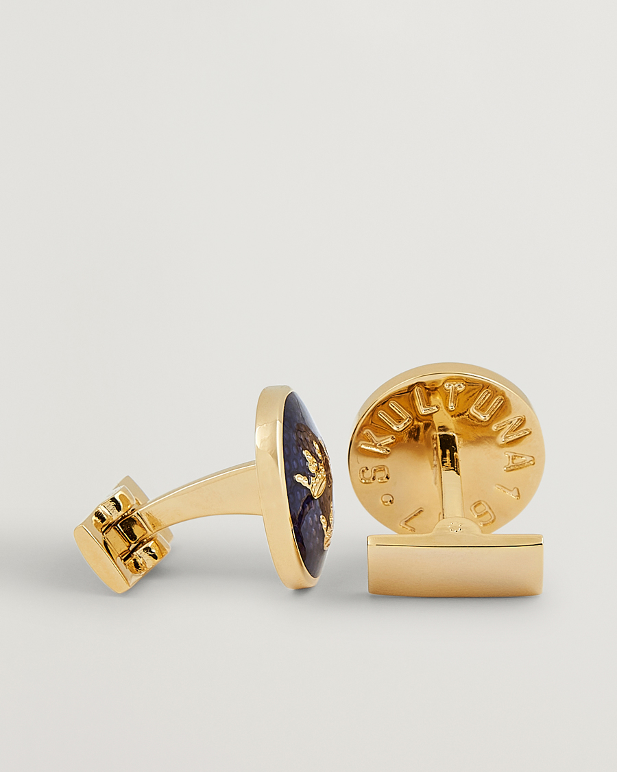 Louis Vuitton Gold Bouton de Manchette Crew Gold Cufflinks with