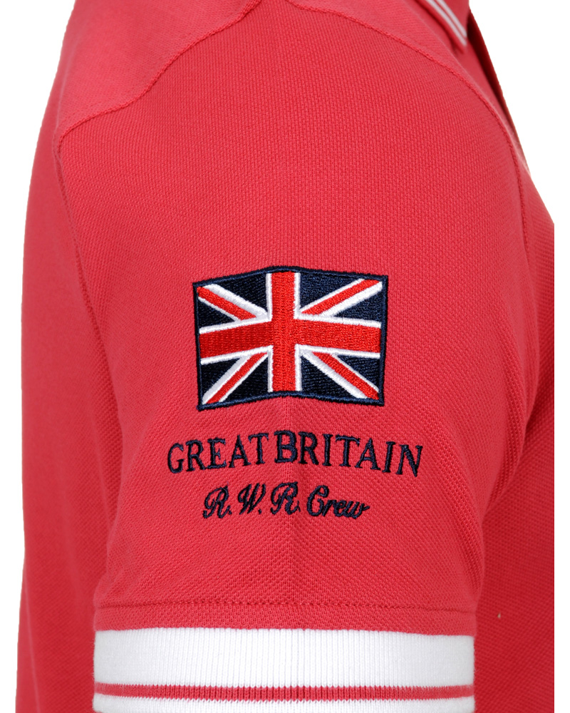 Homme | Polos | Henri-Lloyd | Henri Lloyd Byron 50 Years Polo Cowes Red