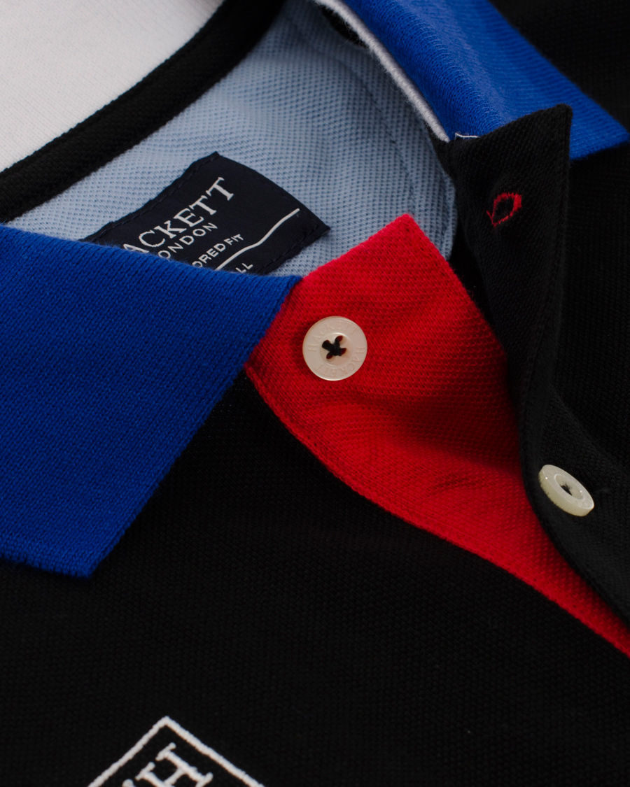 Homme | Polos | Hackett | British Polo Day Dubai Piké Black