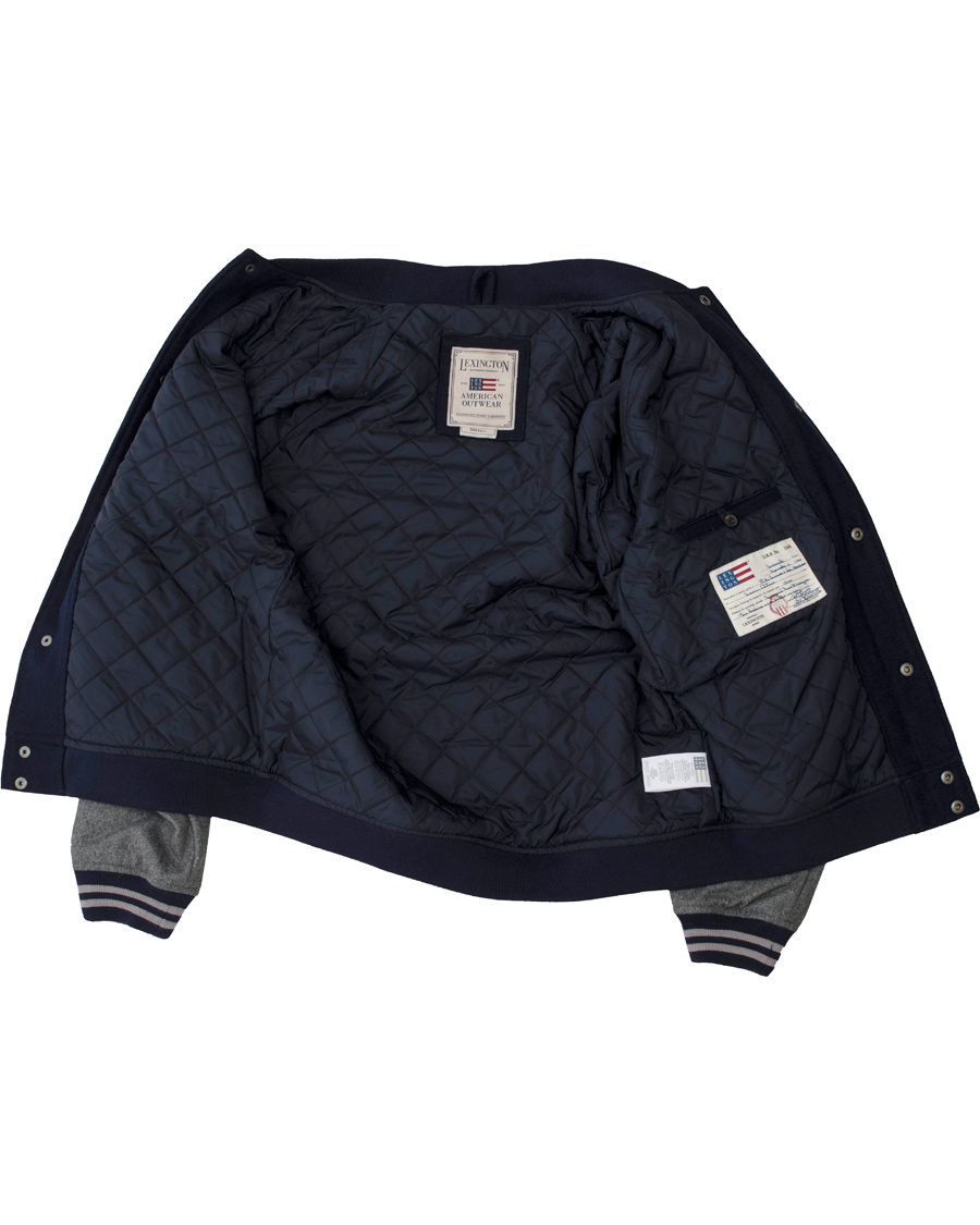 Homme | Manteaux Et Vestes | Lexington | Quincy Baseball Jacket Deepest Blue