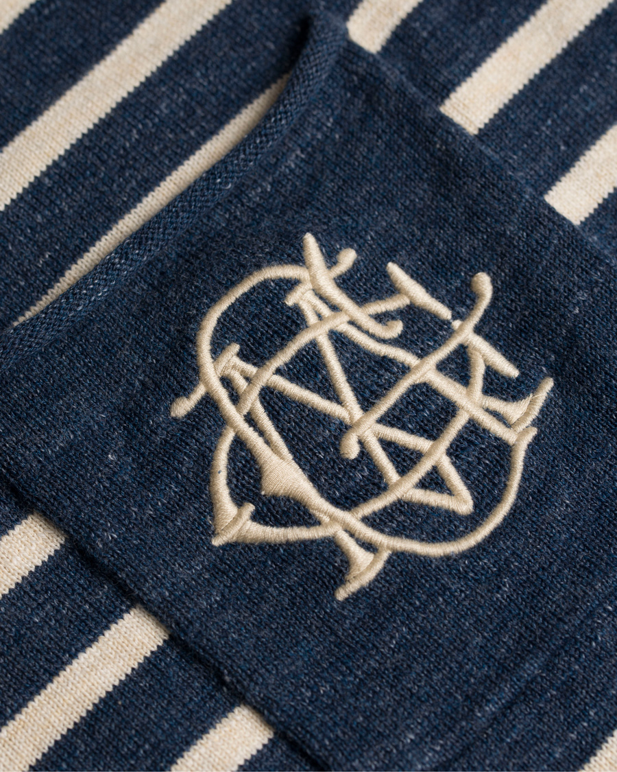 Homme | Pulls Et Tricots | Morris | Nantes Stripe Knit Blue