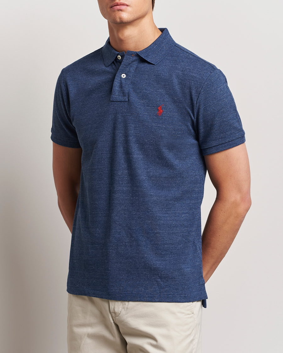 Homme | Polos | Polo Ralph Lauren | Custom Slim Fit Polo Classic Royal Heather