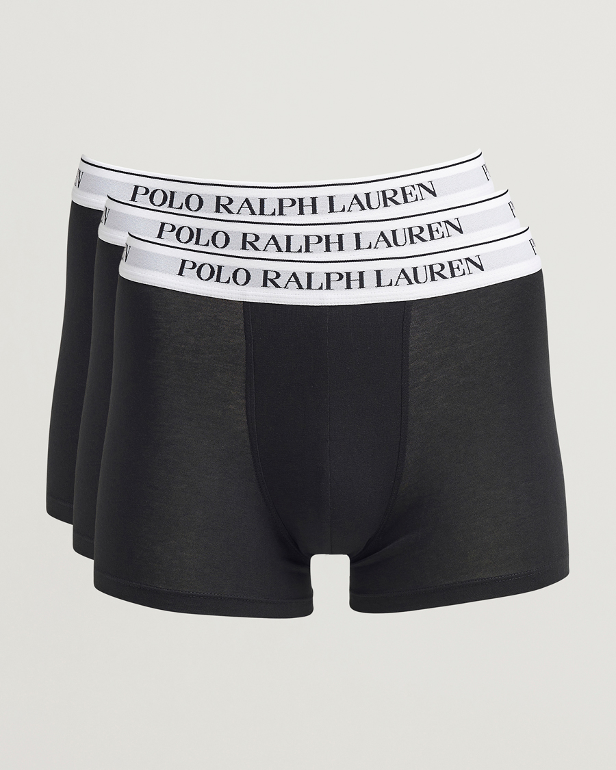 Homme | Sous-Vêtements Et Chaussettes | Polo Ralph Lauren | 3-Pack Trunk Black