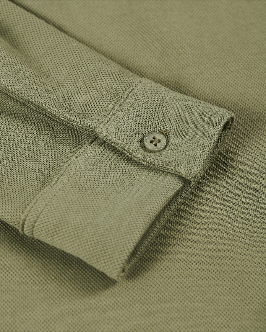 Homme | Pulls Et Tricots | Samsøe Samsøe | Samsøe & Samsøe Abuto Cotton Piquet Shirt Deep Lichen Green