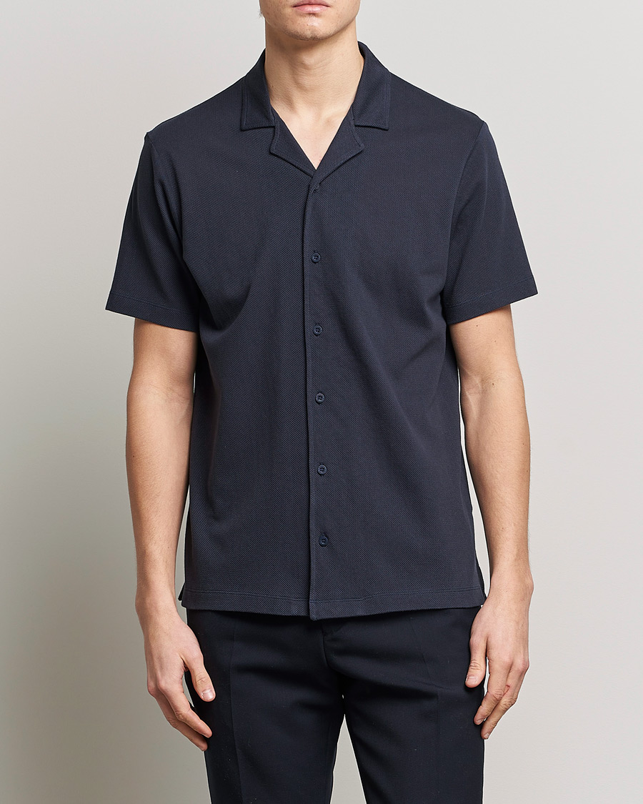 Homme |  | Sunspel | Riviera Resort Shirt Navy