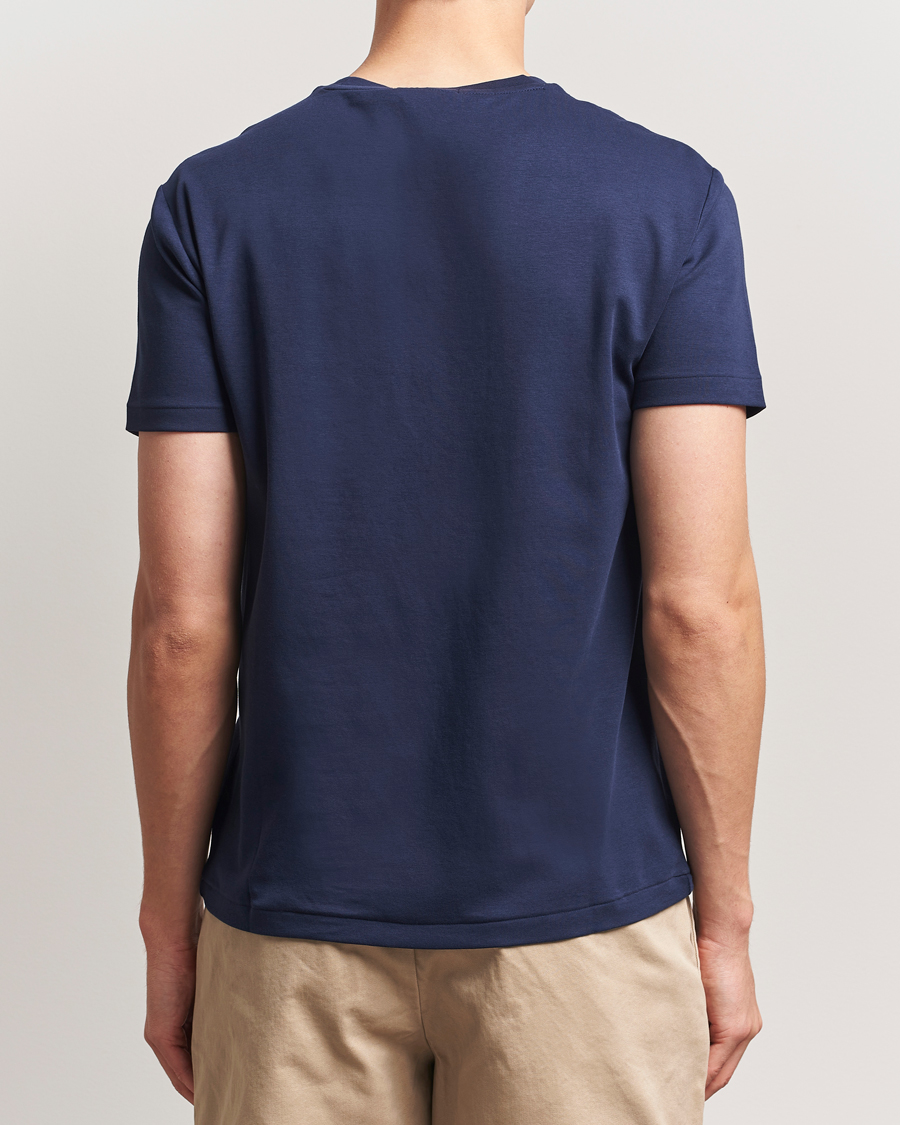 Homme | T-shirts | Polo Ralph Lauren | Luxury Pima Cotton Crew Neck T-Shirt Refined Navy