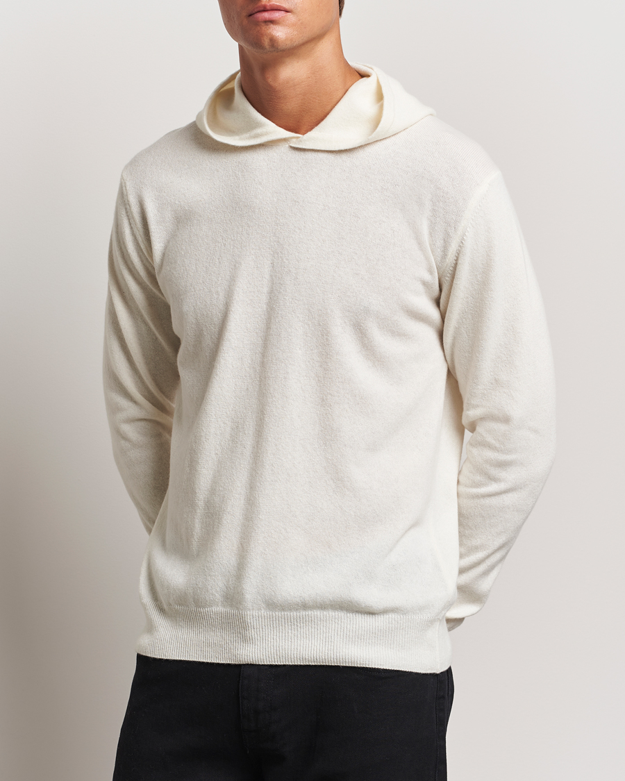 Homme |  | Oscar Jacobson | Pascal Wool/Cashmere Hoodie Creme