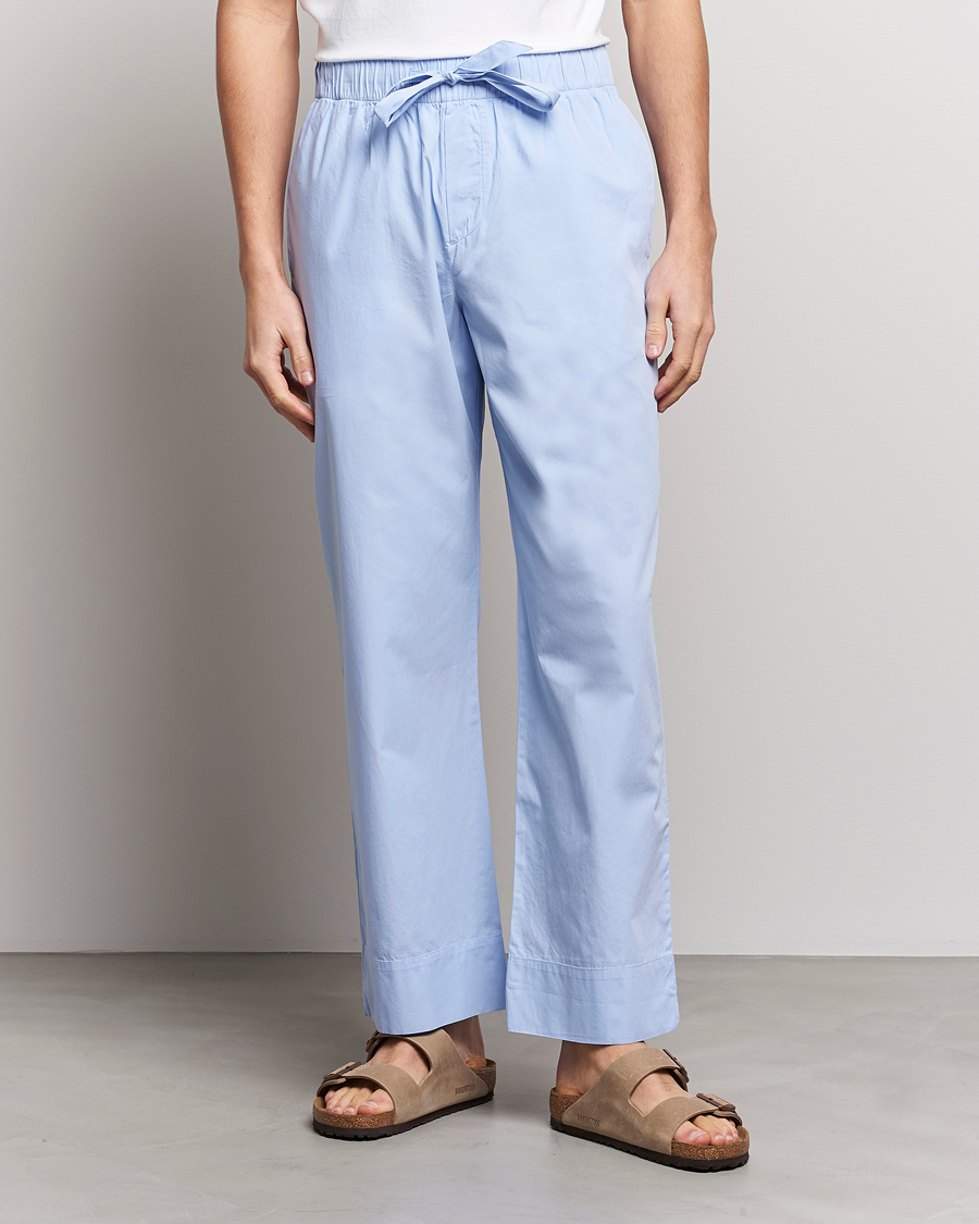 Homme |  | Tekla | Poplin Pyjama Pants Light Blue