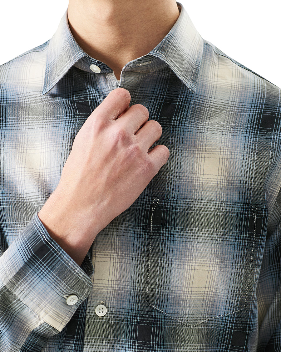 Homme | Chemises | NN07 | Errico Checked Shirt Blue/White