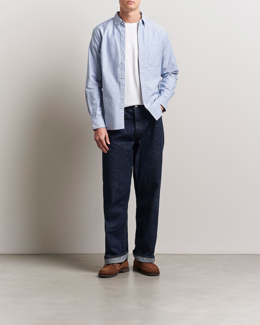 Homme | Chemises | BEAMS PLUS | Oxford Button Down Shirt Light Blue