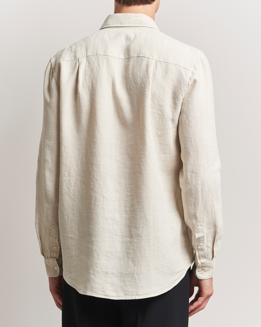 Homme | Chemises | A Day's March | Abu Linen Shirt Sand