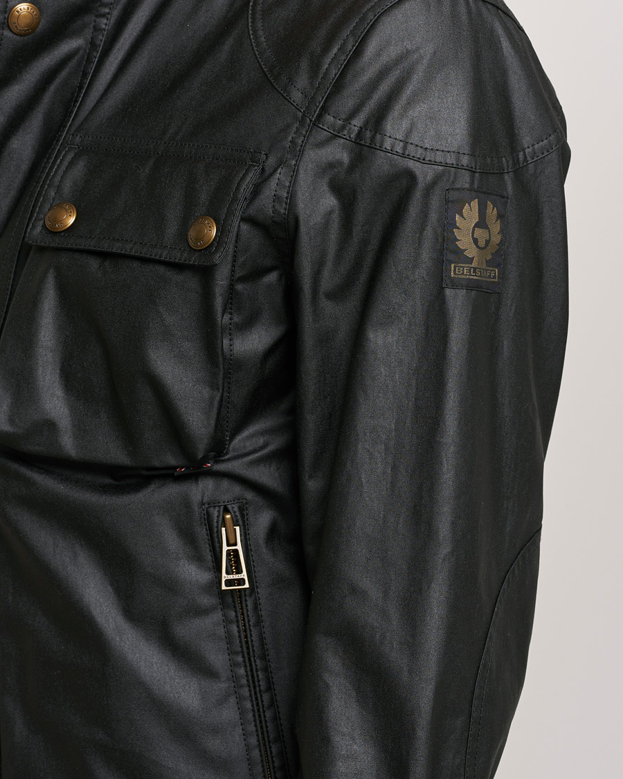 Belstaff Racemaster Waxed Jacket Black - Acheter Belstaff CareOfCarl.fr.