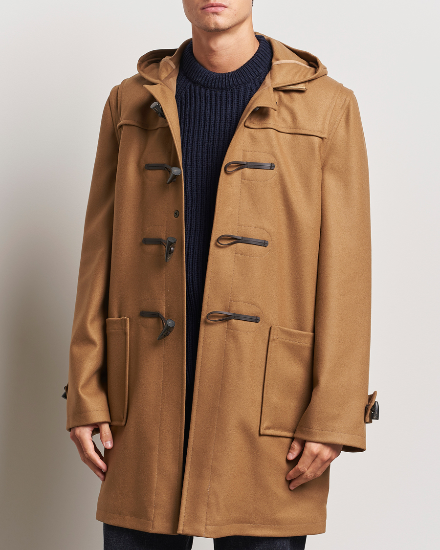 Homme | Offre temporaire saisonnière | Gloverall | Cashmere Blend Duffle Coat Camel