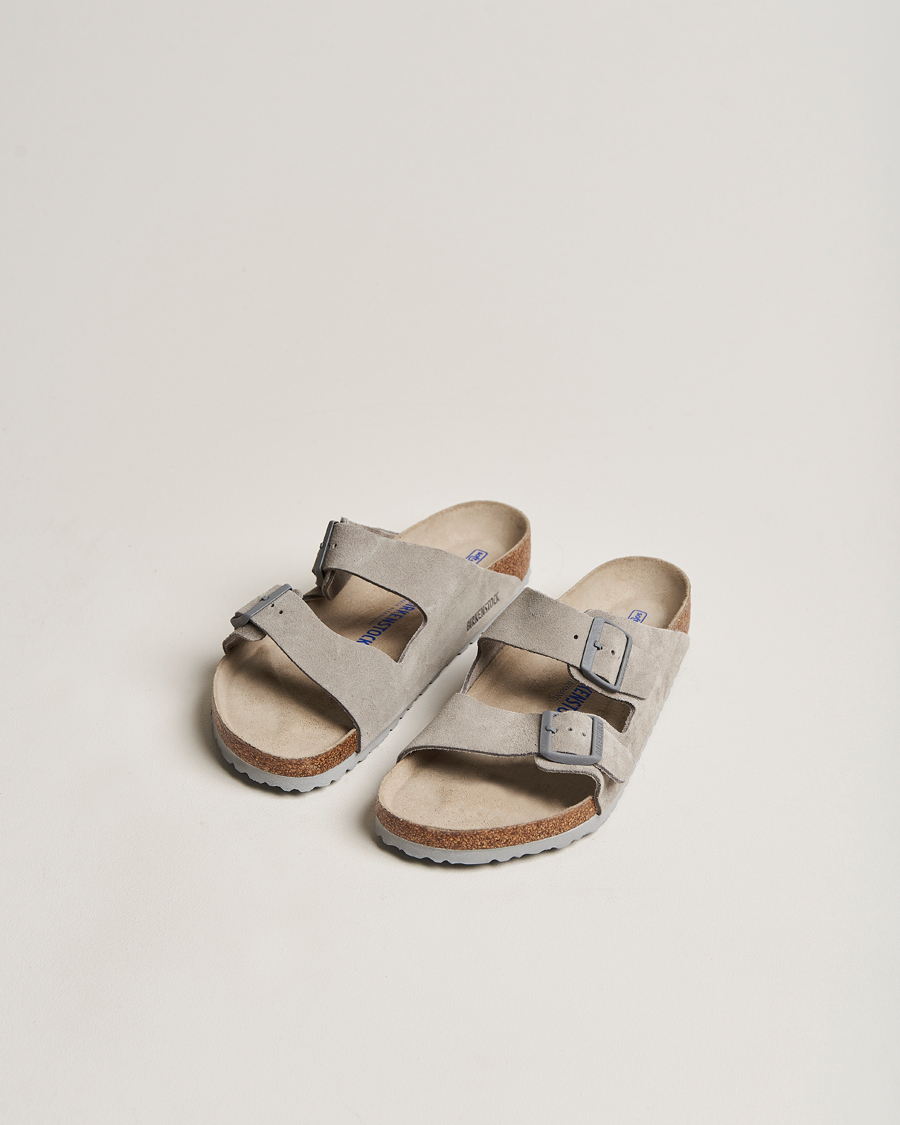 Homme |  | BIRKENSTOCK | Arizona Soft Footbed Stone Coin Suede